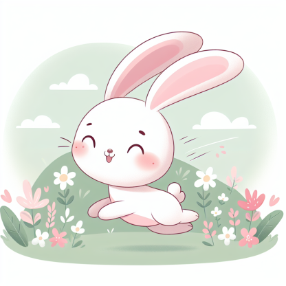 Merry Rabbit Paint By Diamonds Art