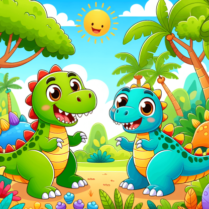 Dino Discovery Days Painting By Diamonds Kit