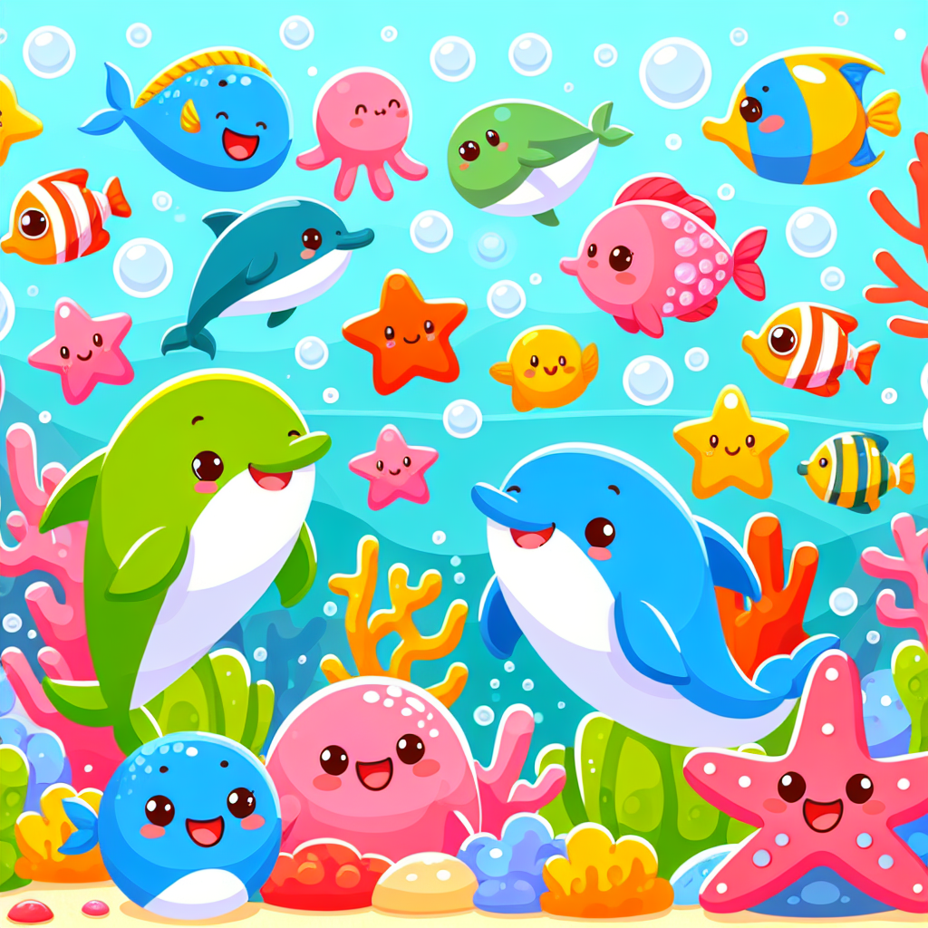 Whimsical Ocean Expedition Paint By Color