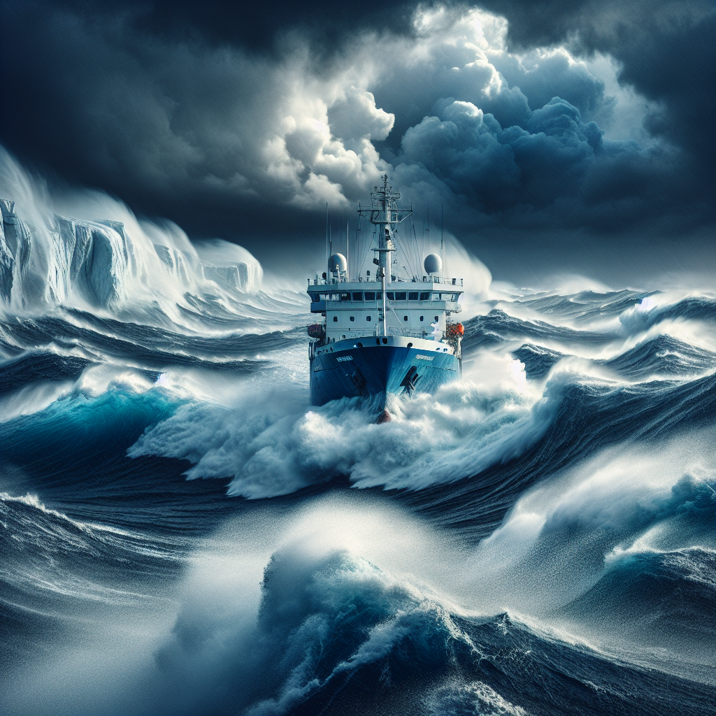 Stormy Seas Adventure Painting By Diamonds Kit