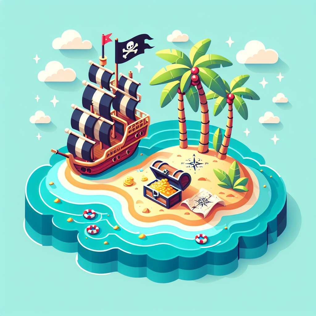 Explorers' Pirate Island Paint By Diamond
