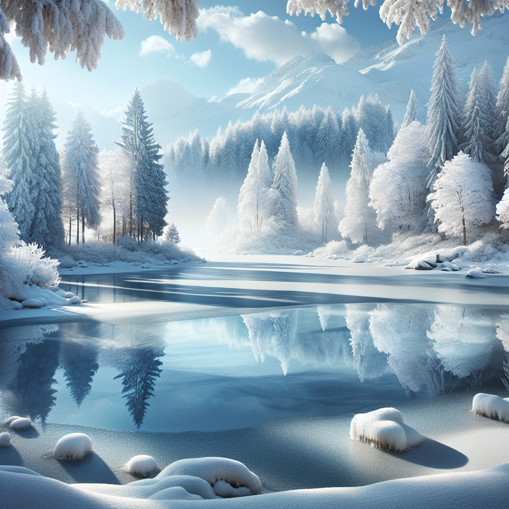Winter Wonderland Tranquility Diamonded Painting Kits