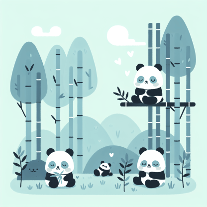 Gentle Giant Panda Paradise Paint By Diamonds