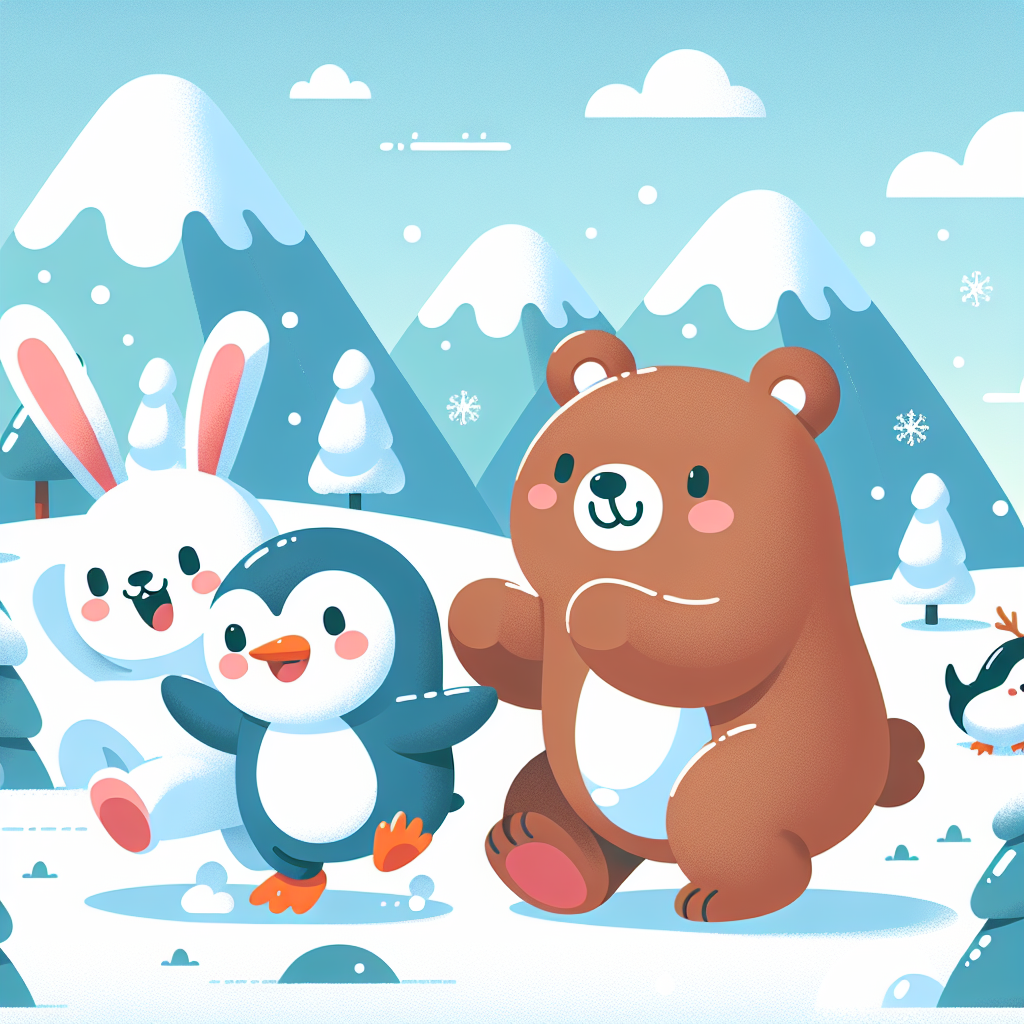 Gigglesome Snowy Friends Paint By Diamonds Kits