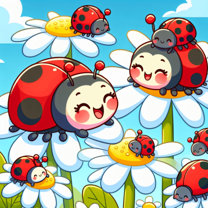 Ladybug's Sunny Picnic Paint By Diamonds