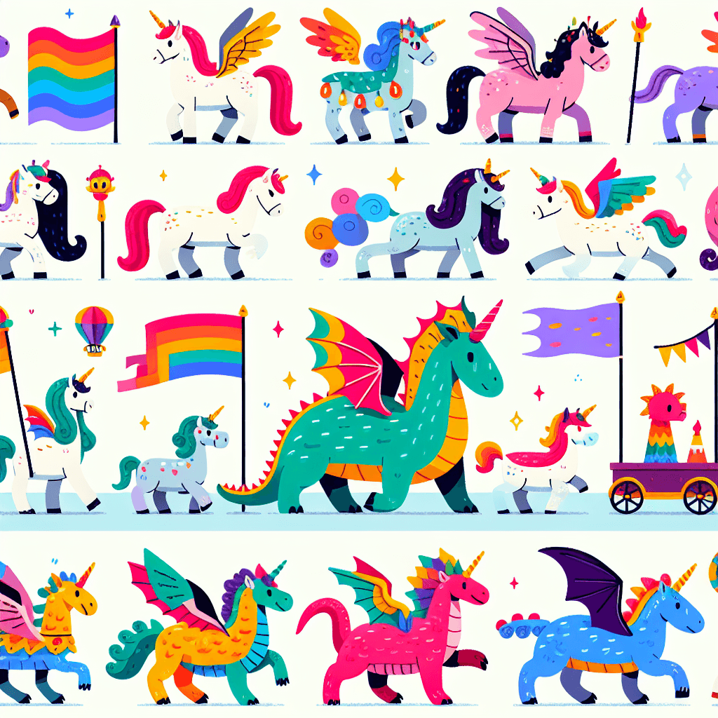 Mythical Creatures Parade 5D DIY Paint By Diamond Kit – Original Paint ...