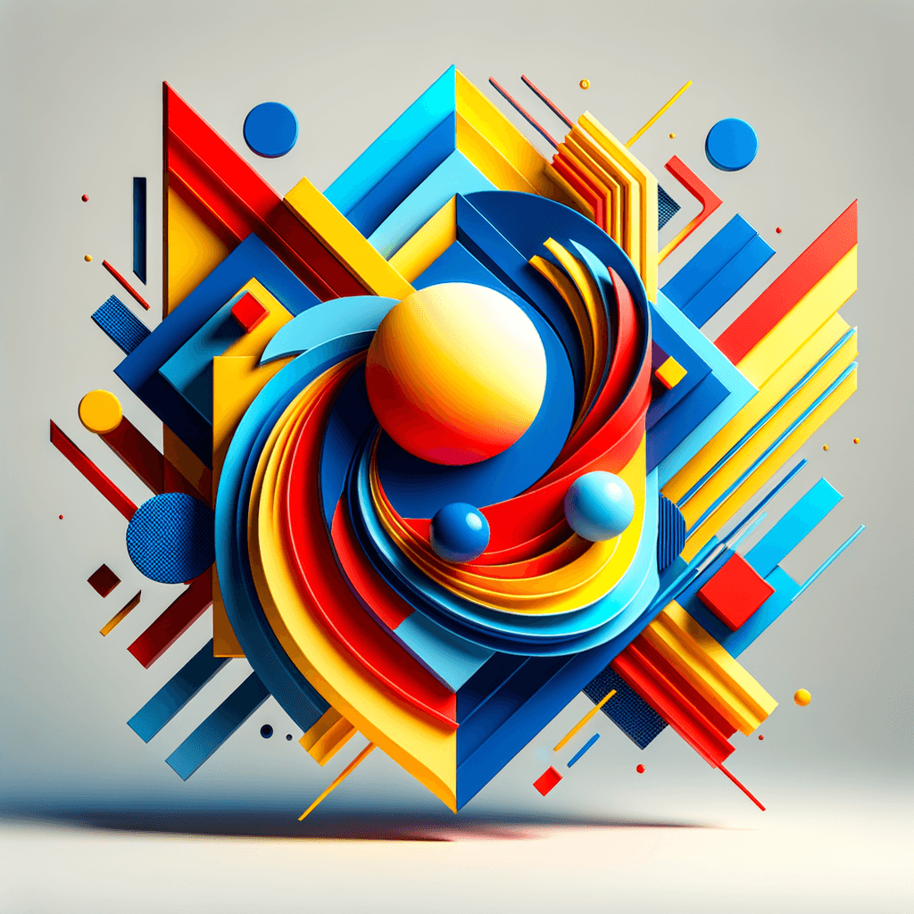 Bold Abstract Colors DIY Paint By Diamonds