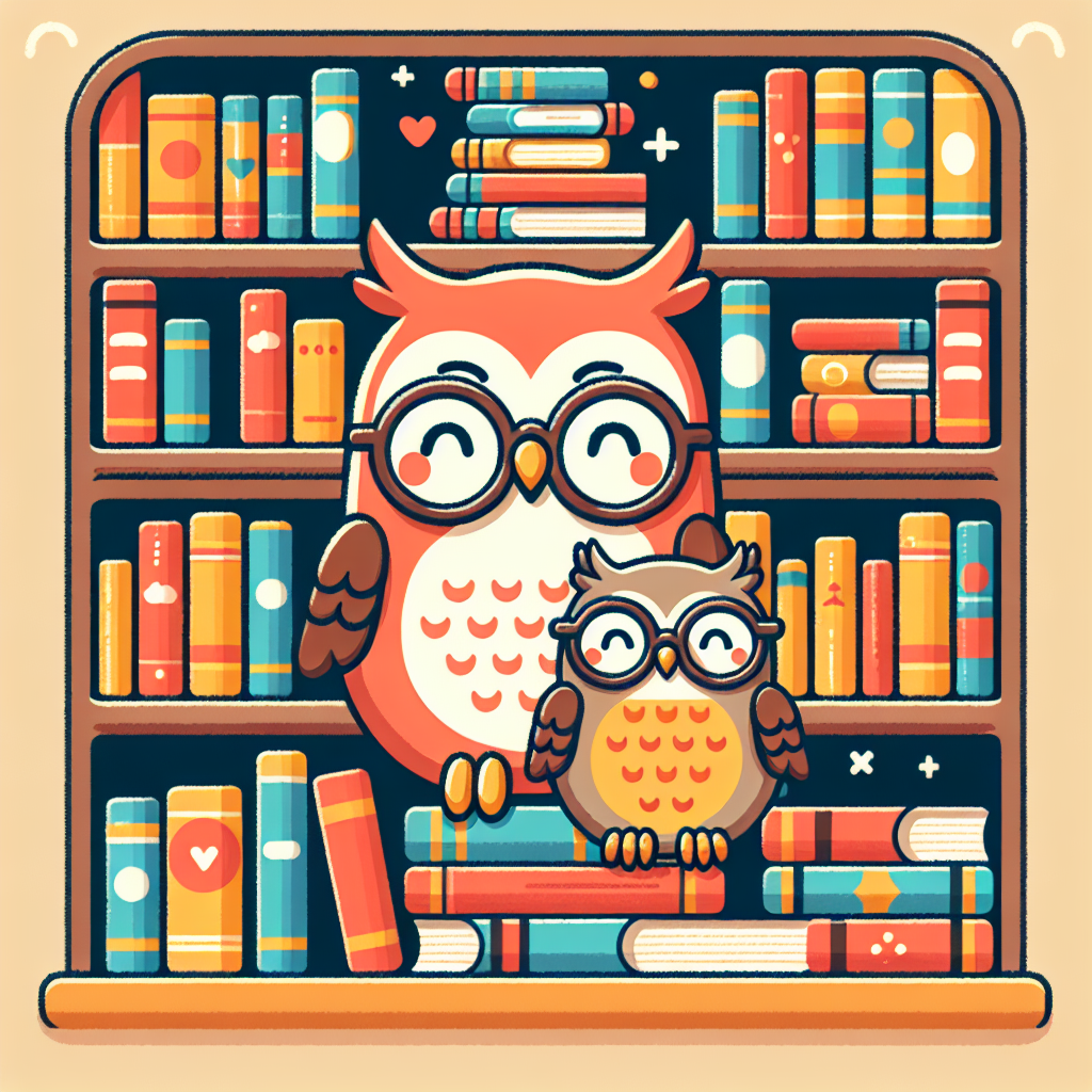 Hoot The Owl's Bookish Adventure Paint By Diamonds Art