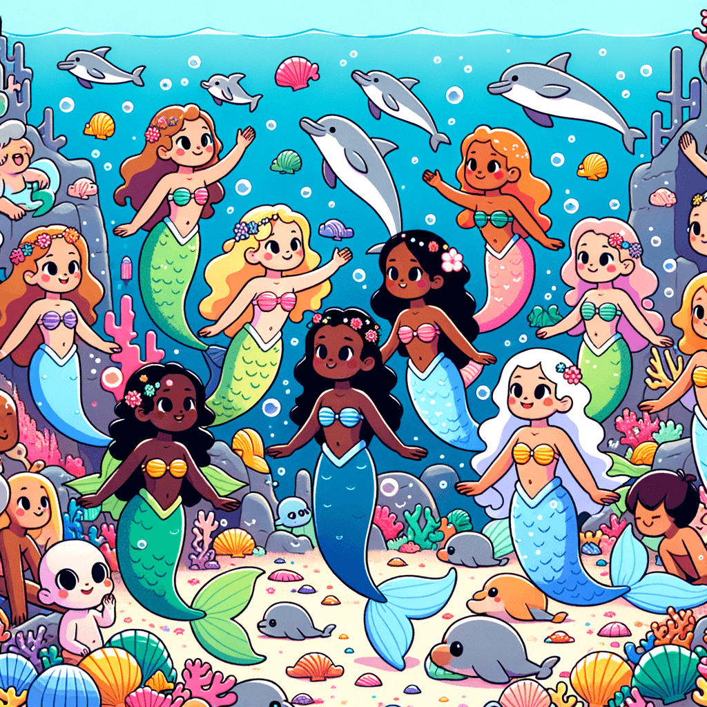 Fantasy Adventure With Mermaids Painting Diamond Kit