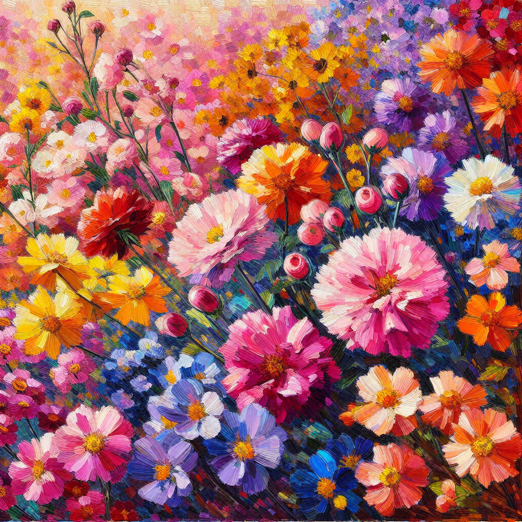 Flower Symphony Diamond Painting