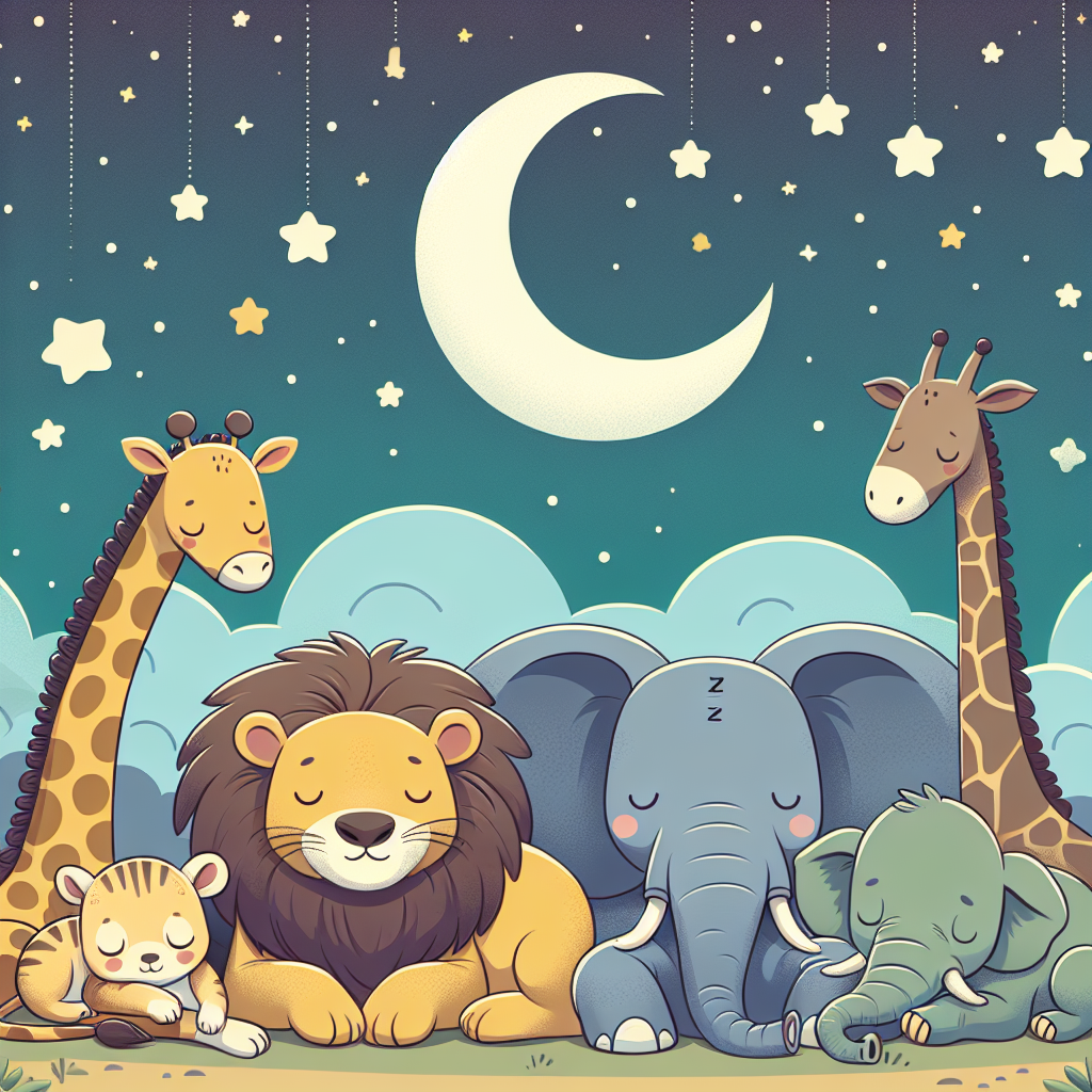 Sweet Dreams Safari Paint By Color