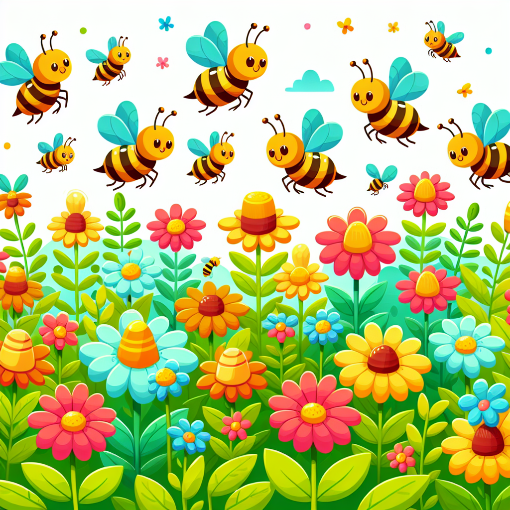 Buzzy Busy Bees Paint By Diamond