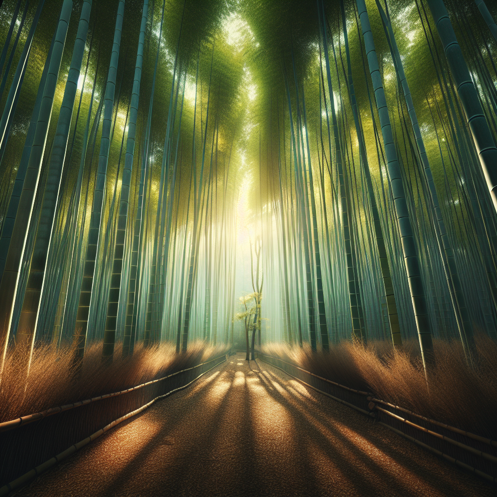 Artistic Bamboo Forest Diamonded Painting Kits