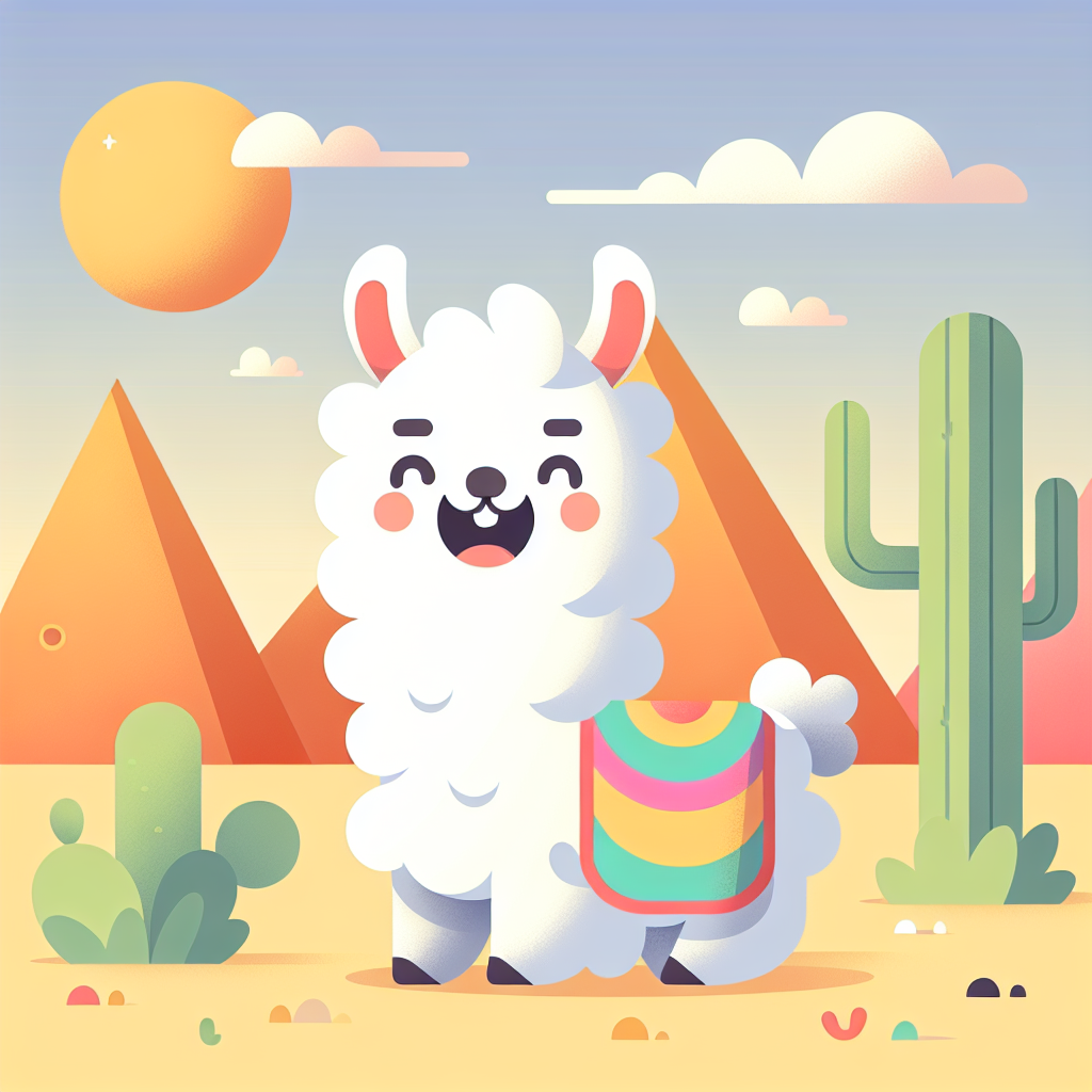 Happy Llama Painting Diamond Kit
