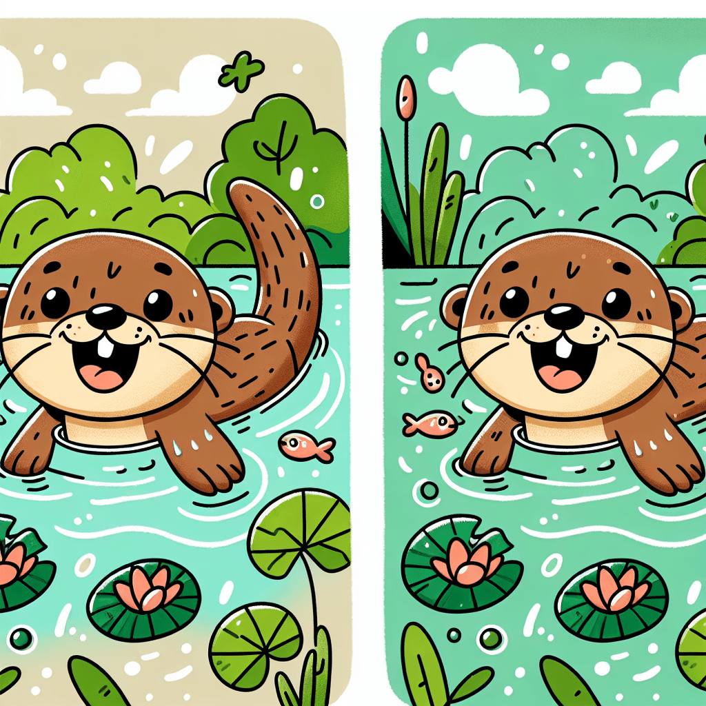 Joyful Otter Paint By Color