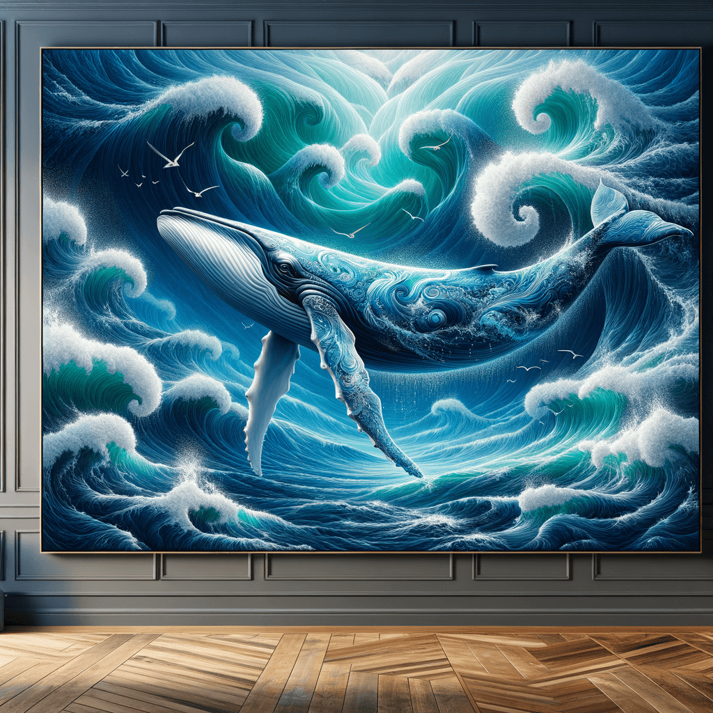 Majestic Whale Journey Paint By Diamonds Art