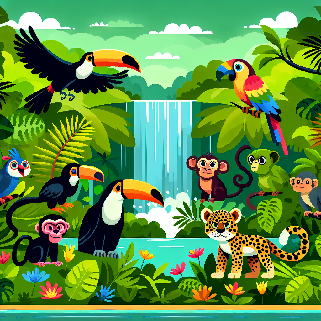 Rainforest Rumble Painting Diamond Kit