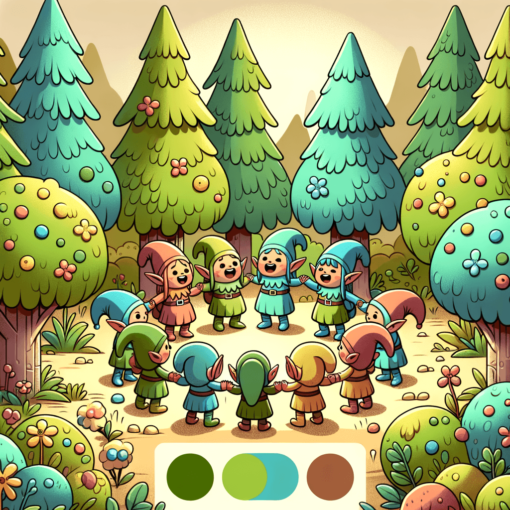 Forest Elf Gathering Paint By Diamonds Kits