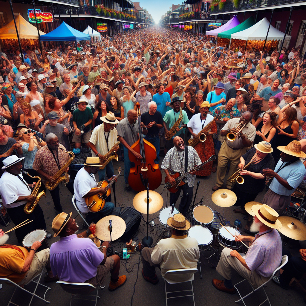 New Orleans Jazz Fest Paint By Diamonds Art