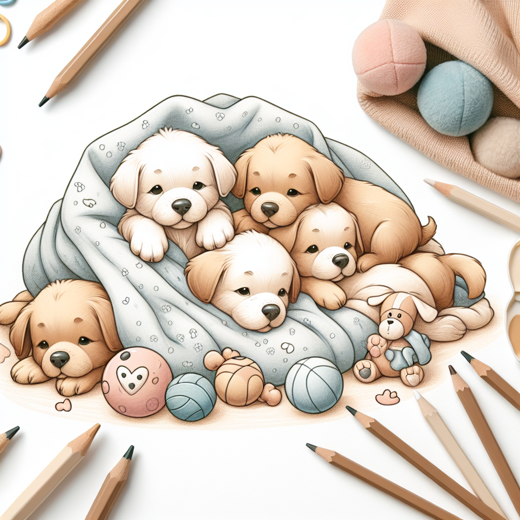 Sweet Puppy Dreams Paint By Diamonds Art