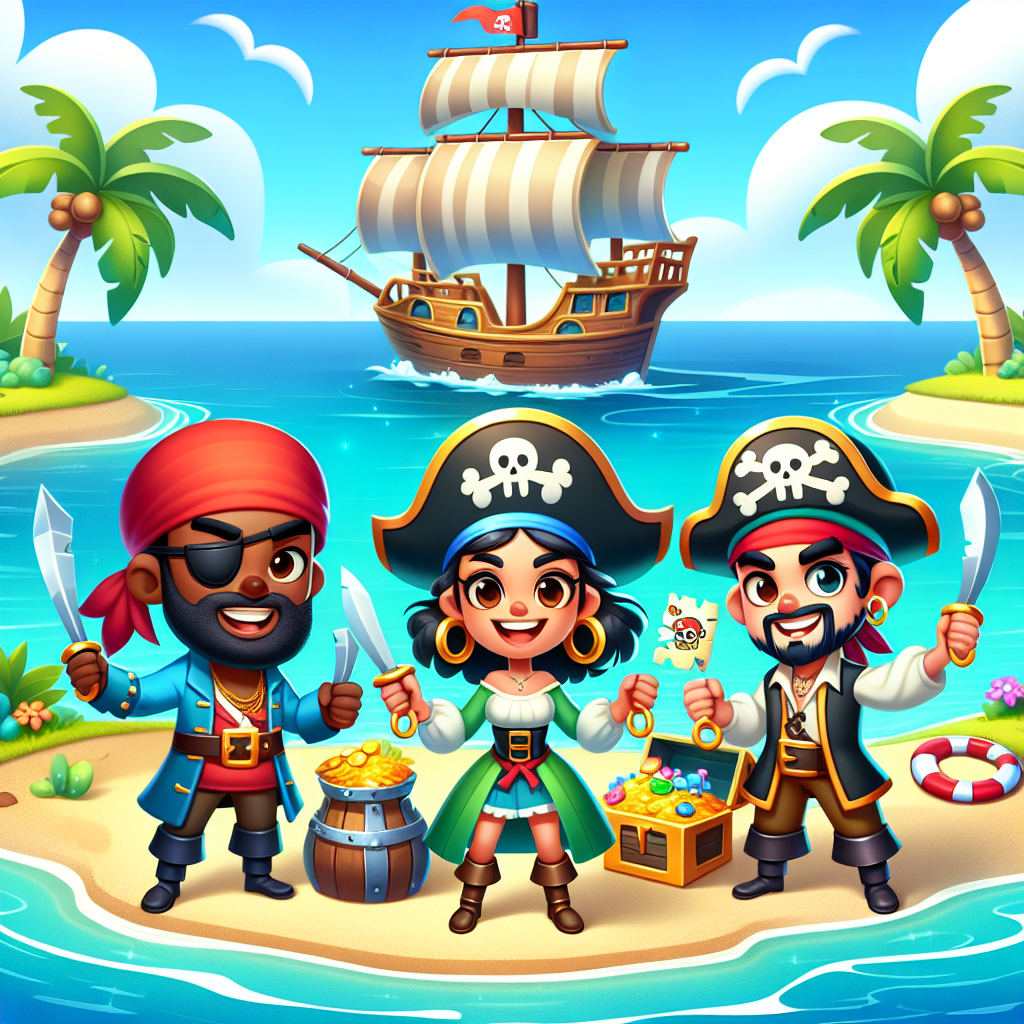 Mystic Pirate Treasure Hunt Painting Diamond Kit