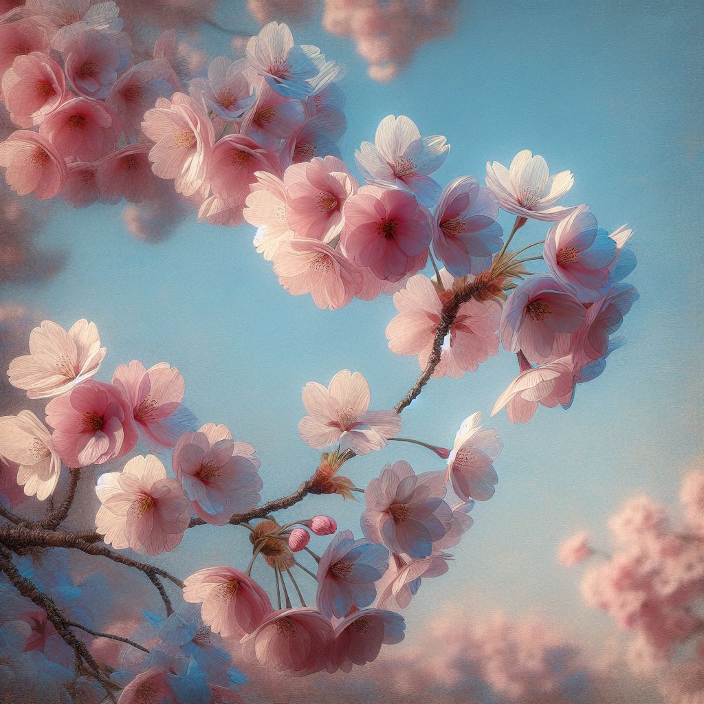 Under The Sakura Blossoms DIY Paint By Diamonds