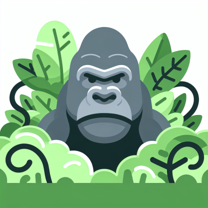 Gigantic Jungle Gorilla Paint By Diamond
