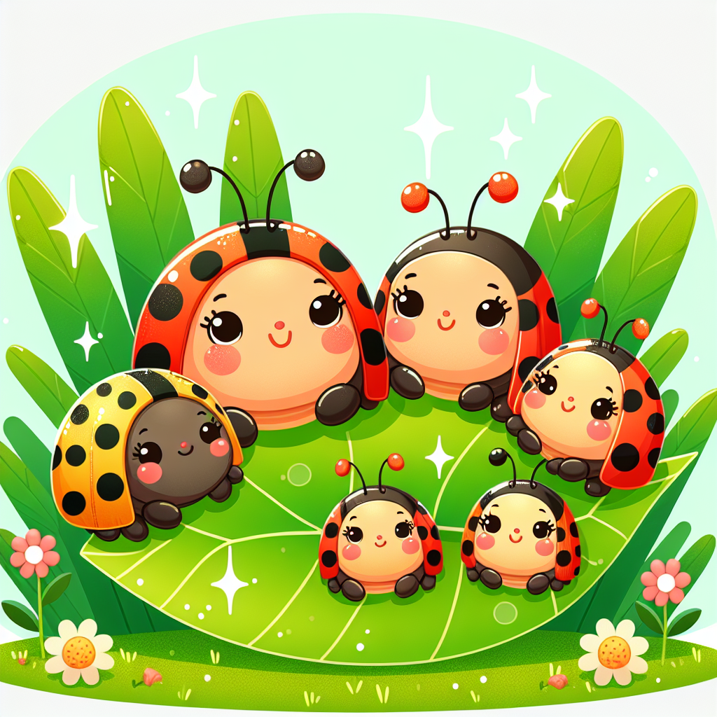 Happy Ladybug Family Diamonded Painting Kits
