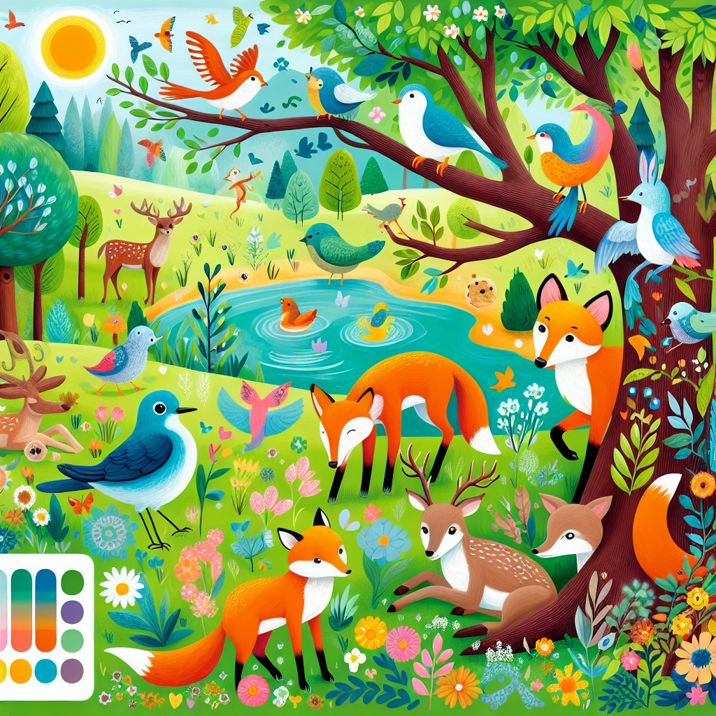 Whimsical Wildlife Wonders DIY Paint By Diamonds