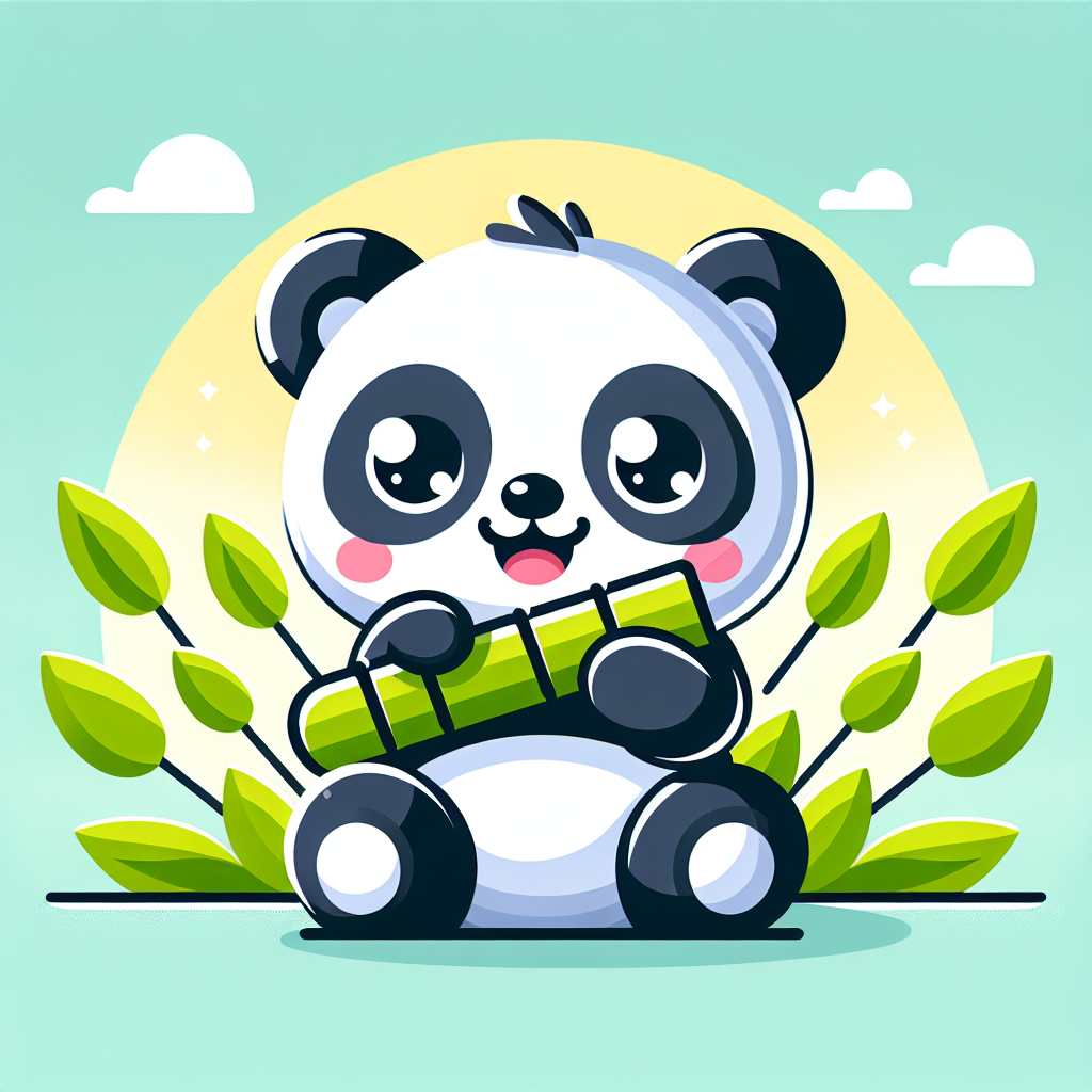 Joyful Little Panda Paint By Color