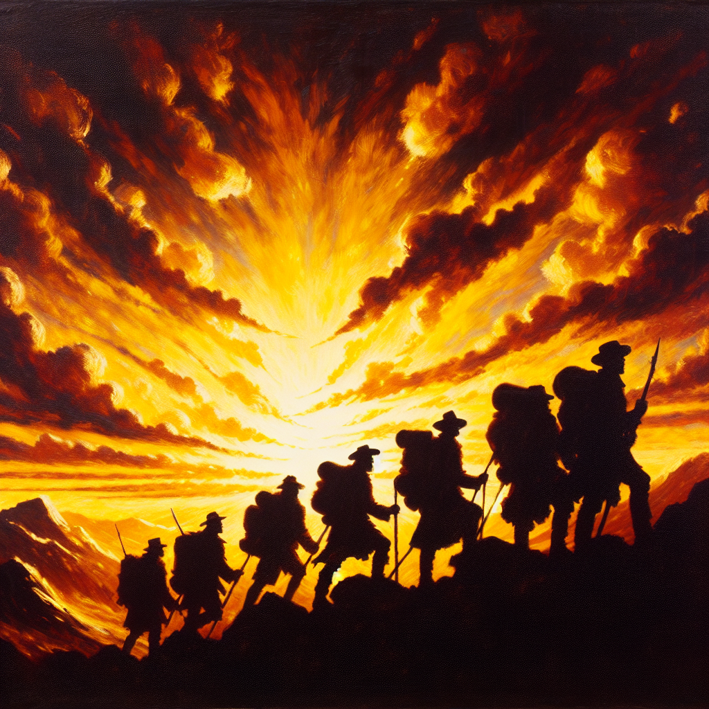Silhouette Of Adventure Paint By Diamonds