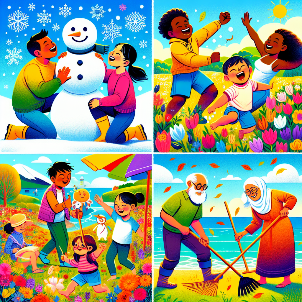Dancing Through The Seasons Paint By Diamonds Art