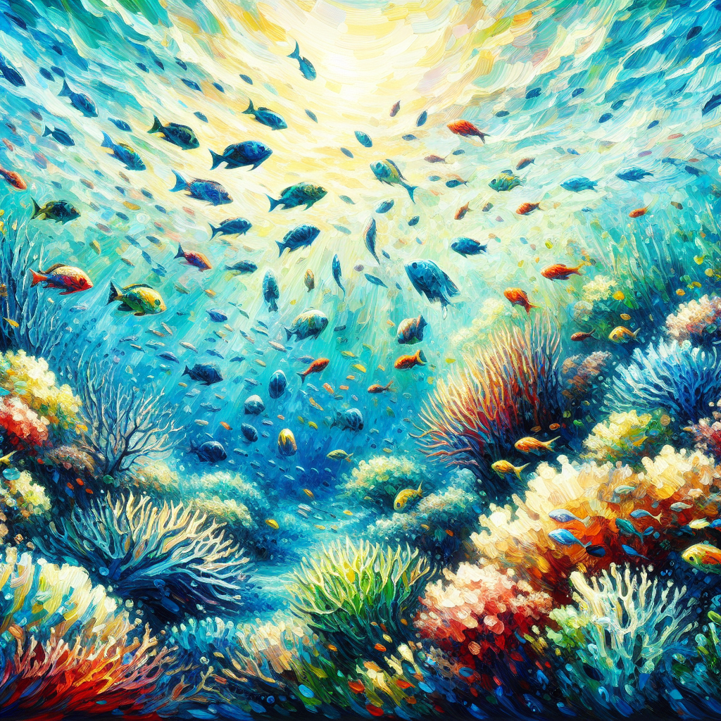 Magical Underwater Wonderland Painting By Diamonds Kit