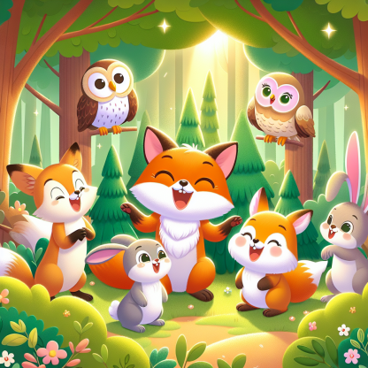 Friendly Forest Fables Diamond Painting