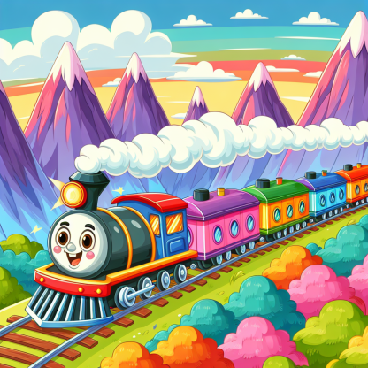 Exciting Train Adventures Paint By Diamond