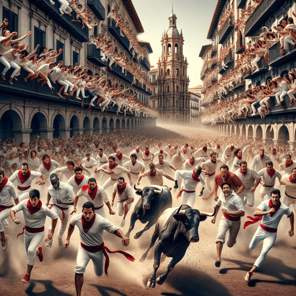 Festival Of San Fermin DIY Paint By Diamonds