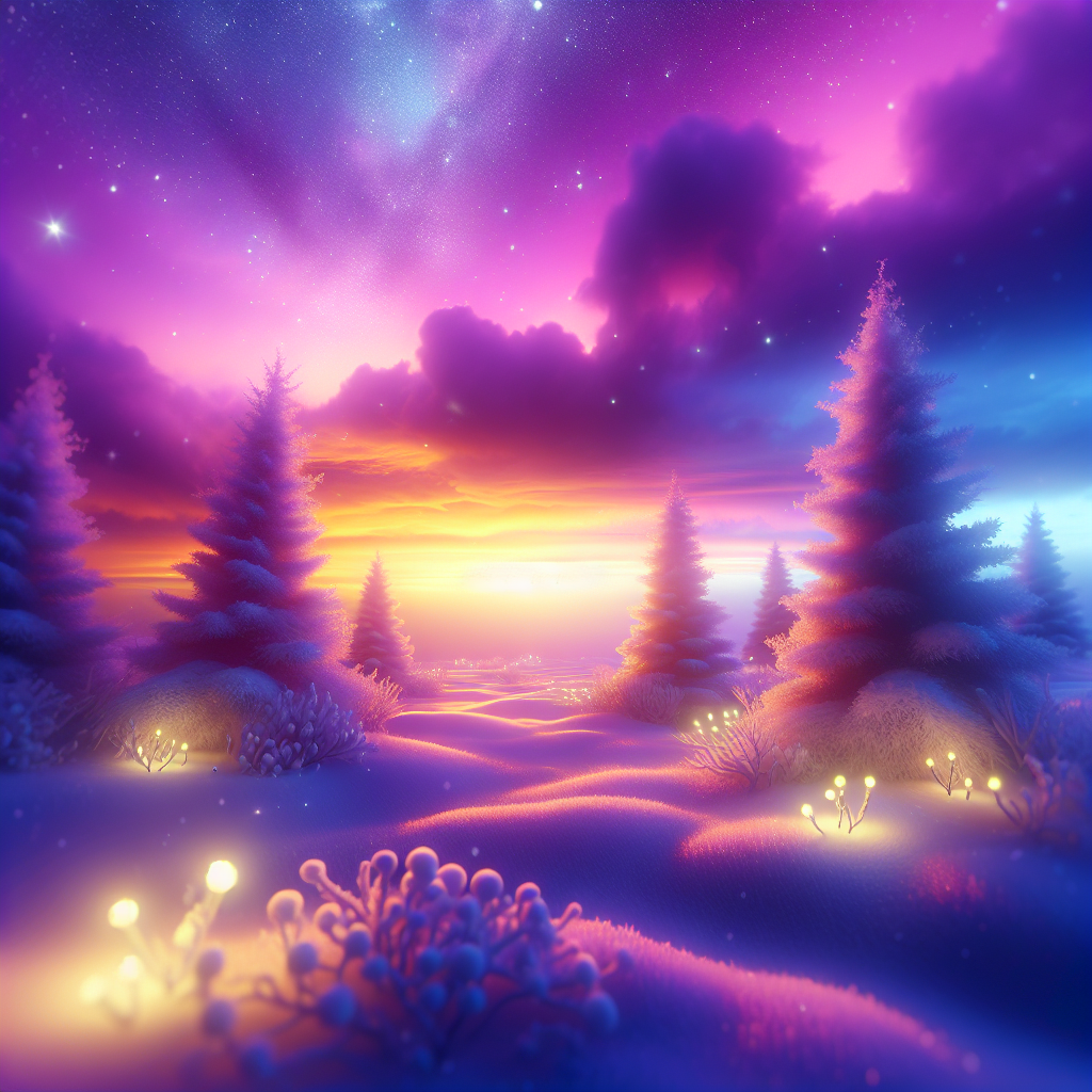 Enchanting Winter's Eve Painting Diamond Kit