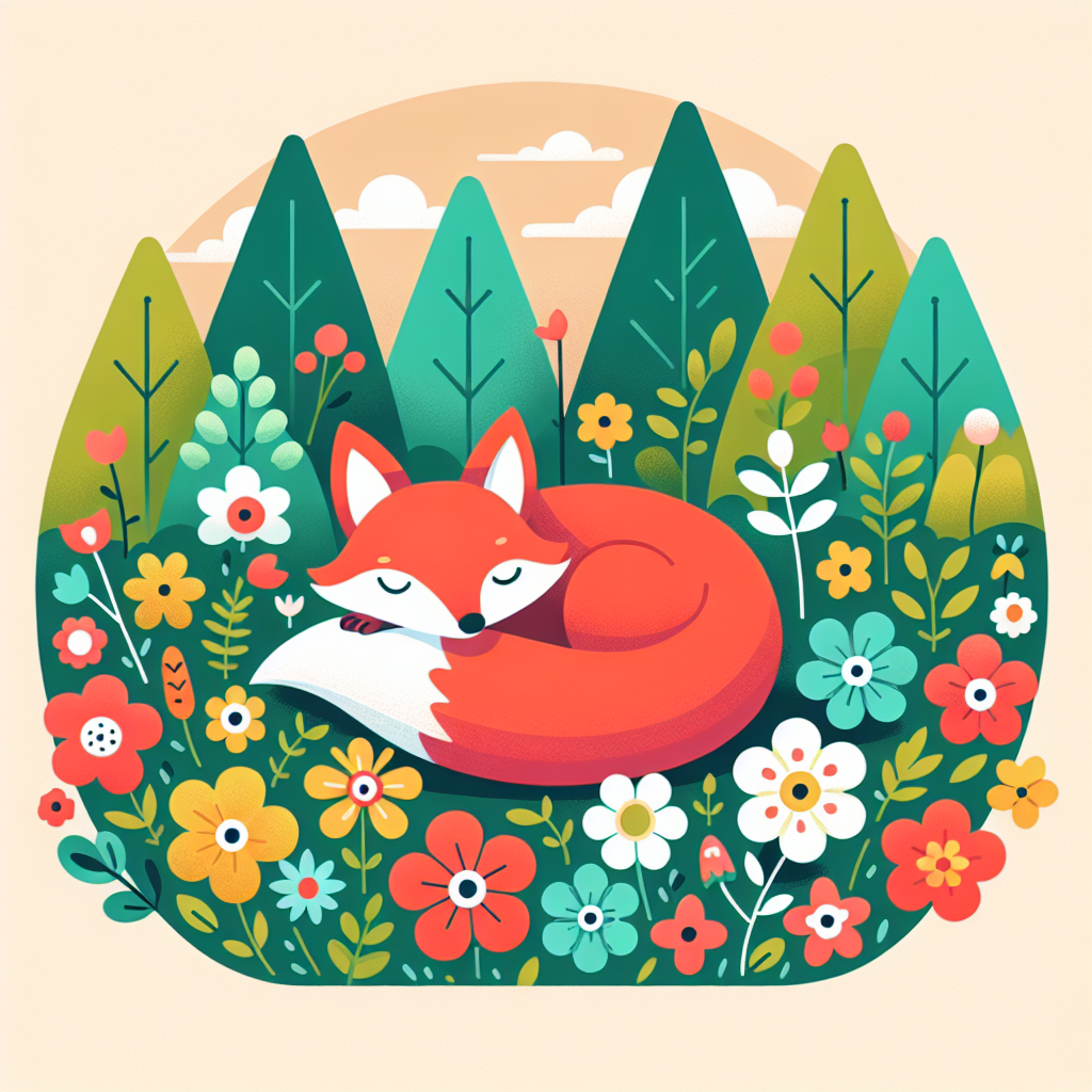 Gentle Fox Paint By Color