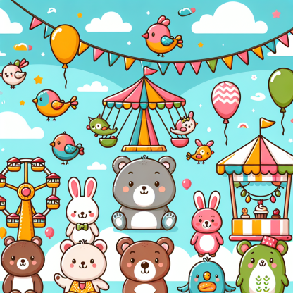 Creative Critter Carnival Diamond Painting