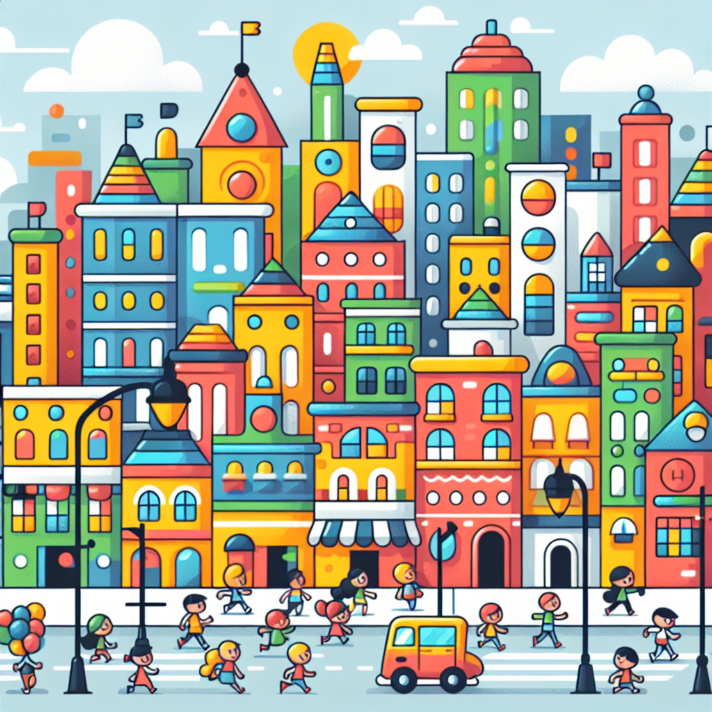 Funky City Adventure Painting Diamond Kit
