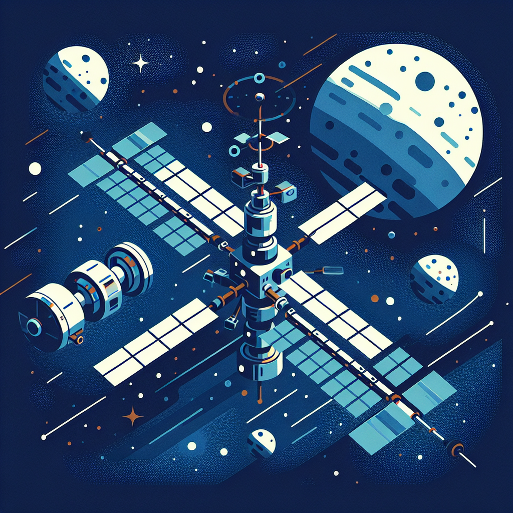 Space Station Mission Paint By Diamonds Art