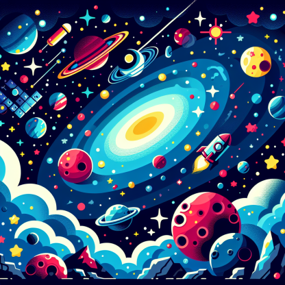 Outer Space Galaxy Painting Diamond Kit