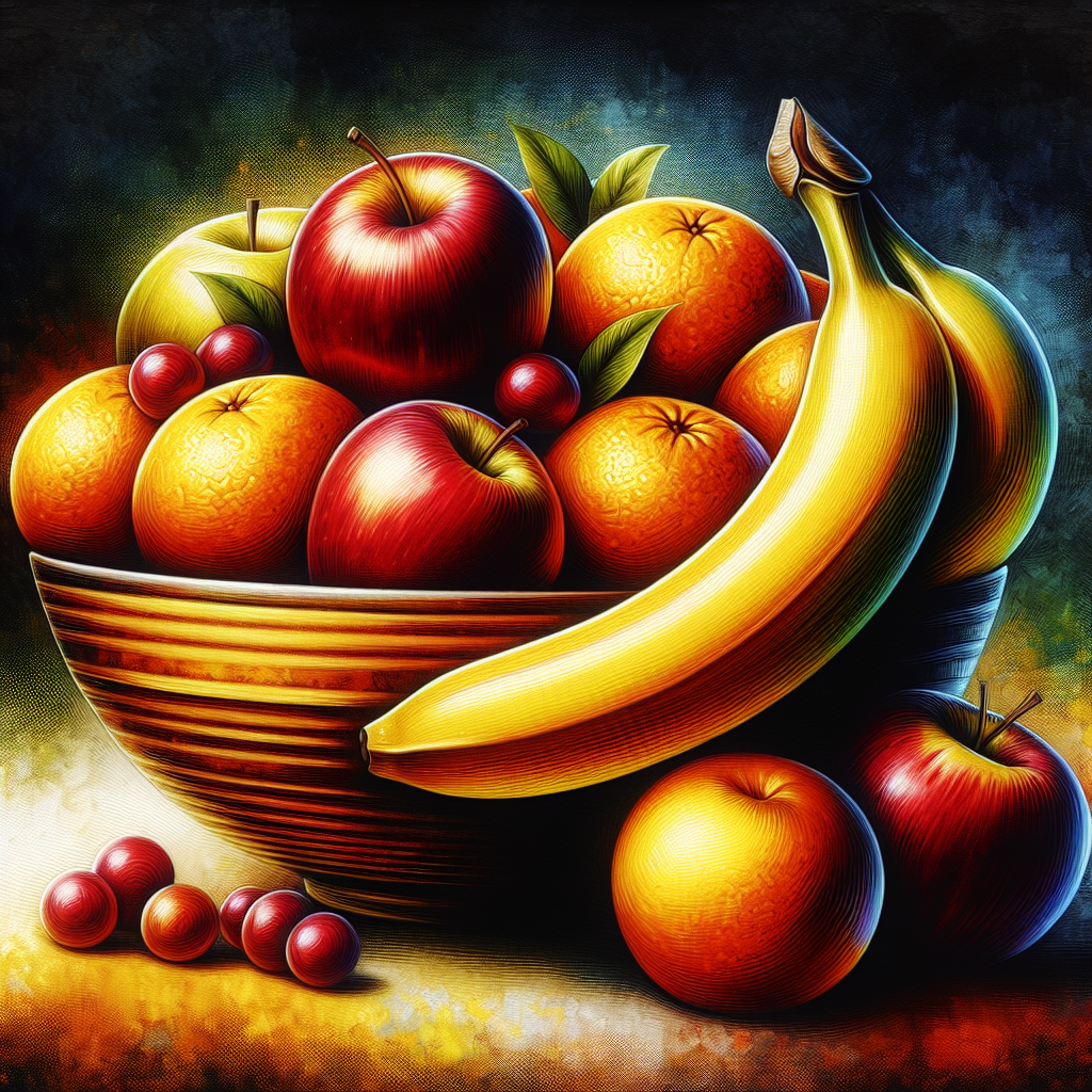 Cheerful Fruit Bowl Diamonded Painting Kits