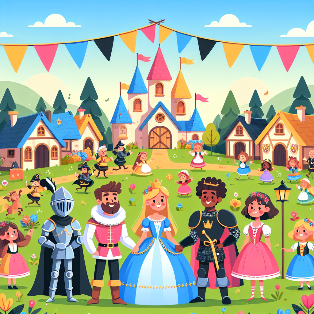 Fairy Tale Village Fest Paint By Diamonds Kits