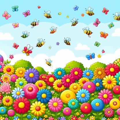 Sunny Garden Fun Paint By Diamond