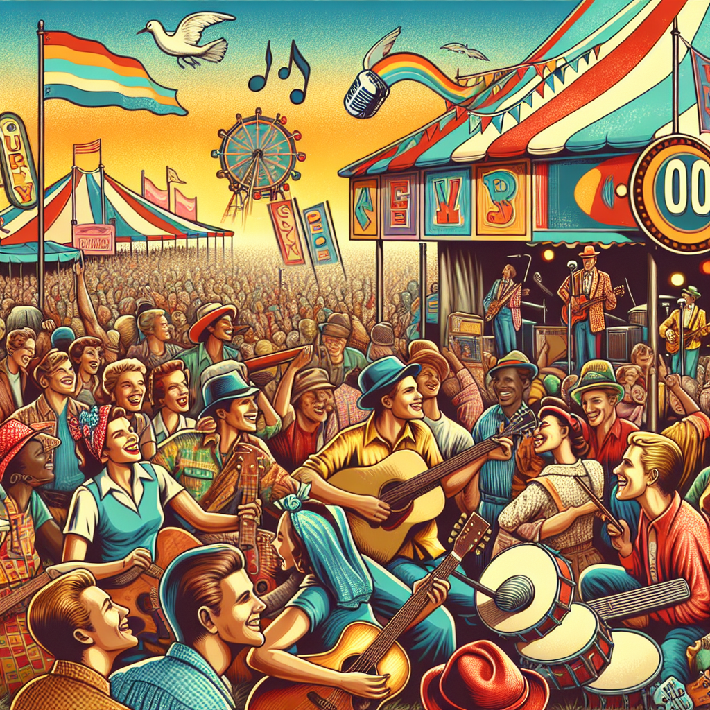 Vintage Music Festival DIY Paint By Diamonds
