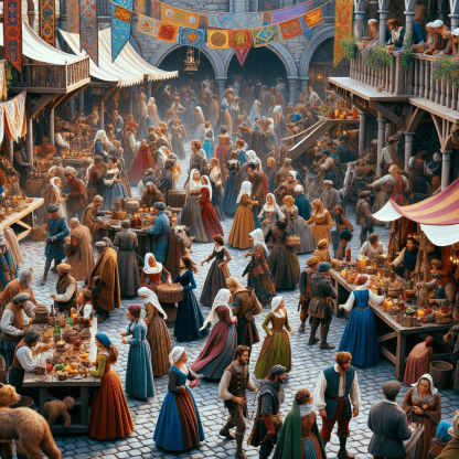 Bologna's Medieval Festival Paint By Diamonds Kits