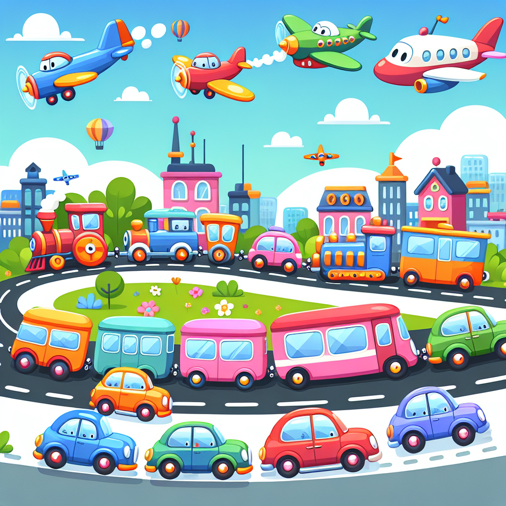 Transportation Station Paint By Diamond