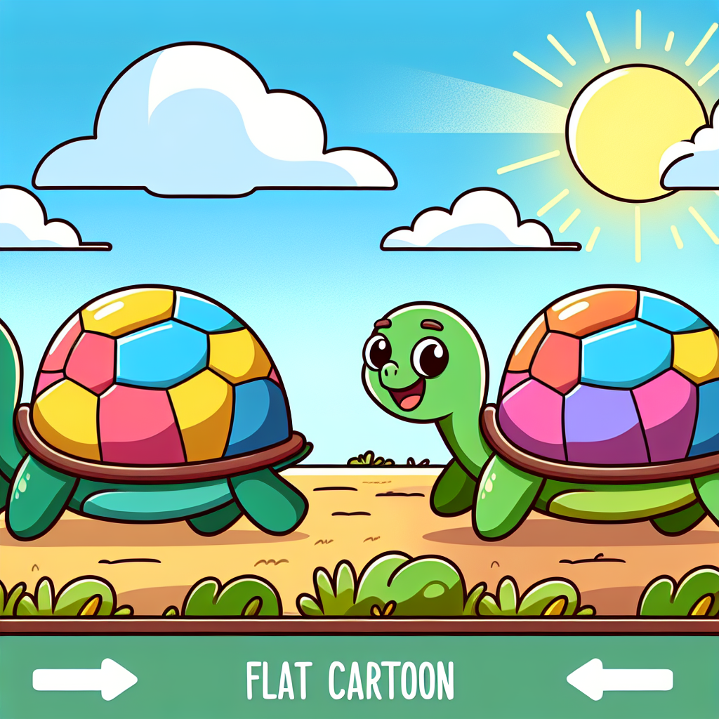 Joyful Tortoise Paint By Color