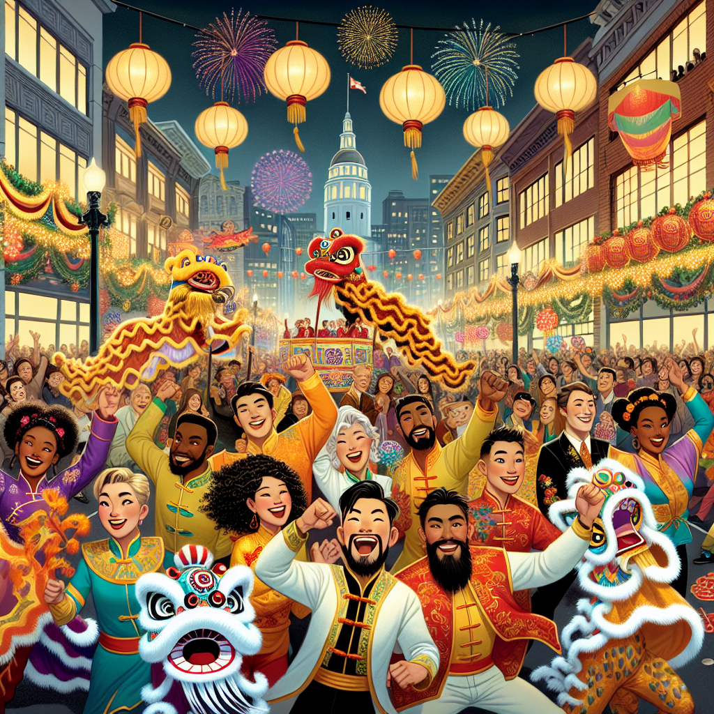 San Francisco Chinese New Year Parade Paint By Diamonds Kits